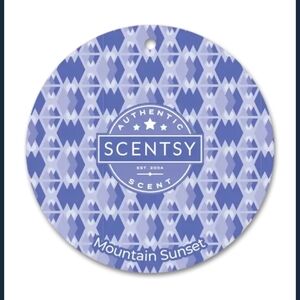 NIB Scentsy Scent Circle Mountain Sunset